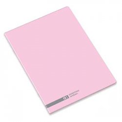 Caderno Agrafado A4 Quadriculado Ambar School Rosa 48Fls 1un 17392160218