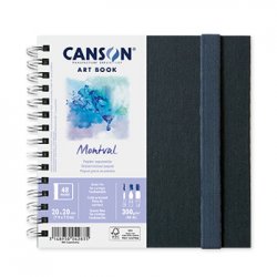 Caderno Canson Artbook Montval 20x20cm 300g 48Fls 10800L004