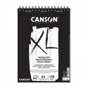 Bloco Espiralado Canson XL Dessin Noir A4 150g 40Fls 108039086