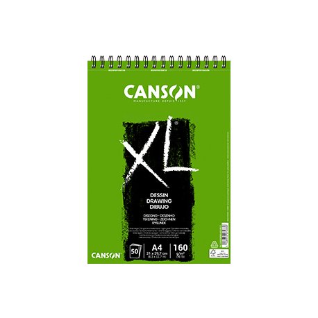 Bloco Espiralado Canson XL Dessin A4 160g 50Fls 108039088