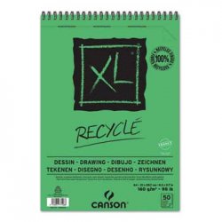 Bloco Espiralado Canson XL Recycle A4 160g 50Fls 108777128