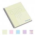 Caderno Espiral A4 Quadriculado Ambar WB Sortido Pastel 1un 1731201