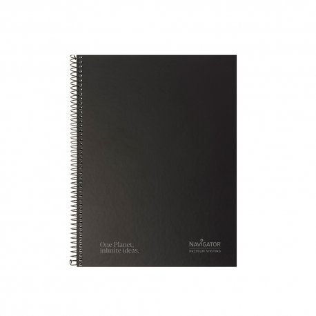 Caderno Espiral A4 Quadriculado Navigator Preto 80Fls 1731218