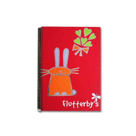 Caderno Espiral A4 Quadriculado Flutterbys 1un 170Z15419