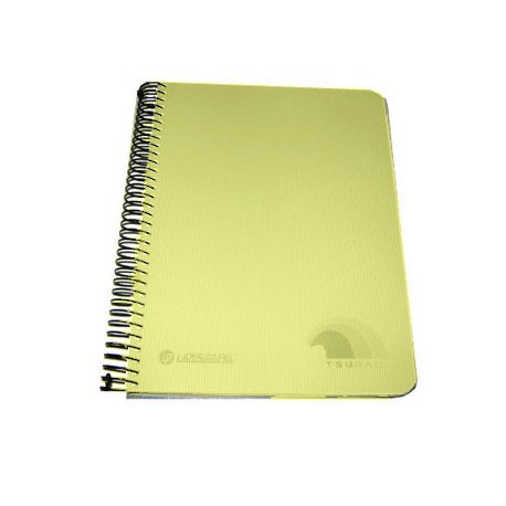 Caderno Espiral A5 Quadriculado Tsunami Amarelo 160Fls 1un 10829570