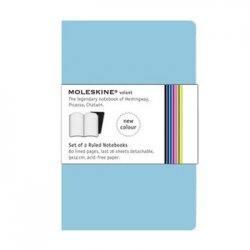 Volant XS Pautado Moleskine Azul Claro 2un MOL62931397