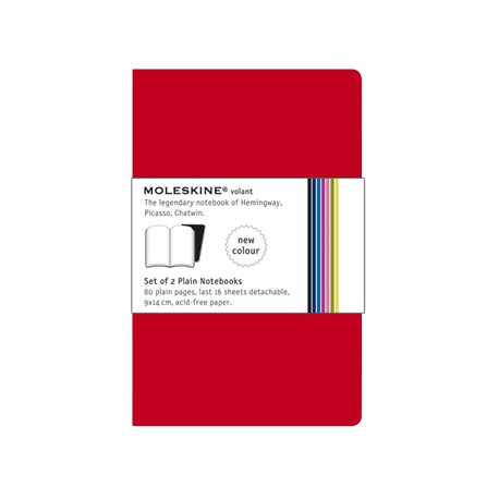 Volant de Bolso Pautado Moleskine Vermelho 2un MOL62931441