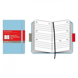 Volant Pautado Moleskine Azul Claro 2un MOL62931472