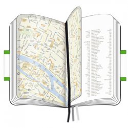 Bloco Notas Mapa Cidade de Lisboa Moleskine Clássico MOL83706318