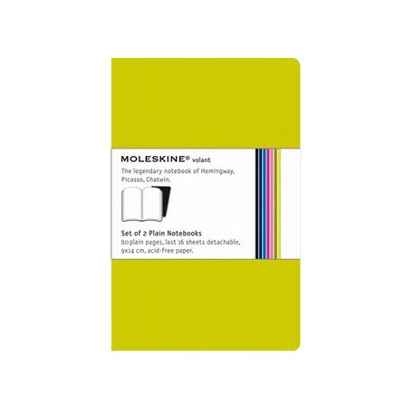 Volant XS Liso Moleskine Verde Claro 2un MOL83708633