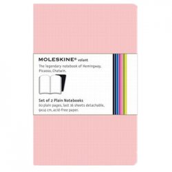 Volant XS Pautado Moleskine Rosa 2un MOL83708688