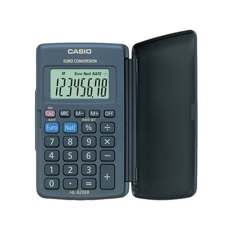 Calculadora de Bolso Casio HL820VER 8 Digitos CAS-HL820VER