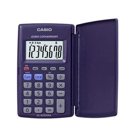 Calculadora de Bolso Casio HL820VERA 8 Digitos CAS-HL820VERA