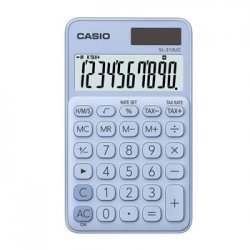 Calculadora de Bolso Casio SL310UCLB Azul Claro 10 Digitos CAS-SL310UCLB