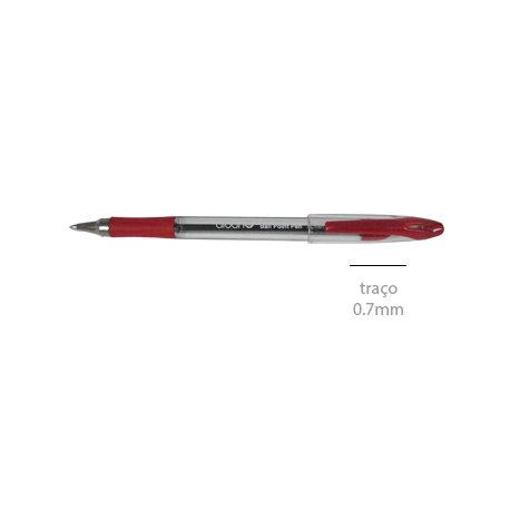 Esferográfica Vermelho 0,7mm Ball Point Grip 1un 117Z12452