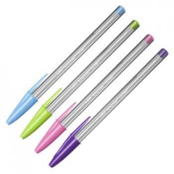 Esferográfica 4 Cores 1,6mm Ball Point Large BIC Fun 20un 117895793