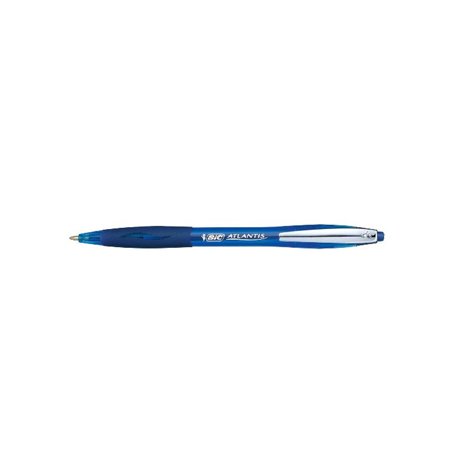 Esferográfica Azul 1mm Retrátil Ball Point Atlantis Soft 1un 117902132