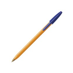 Esferográfica Azul 0,8mm Ball Point Fine BIC Orange 20un 11799221