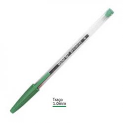 Esferográfica Verde 1mm Ball Point Epene EP01-0108 1un 1172034