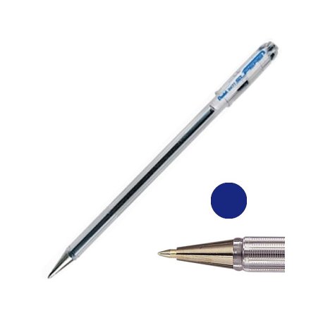 Esferográfica Azul 0,7mm Pentel BK 77 12un 11714002A