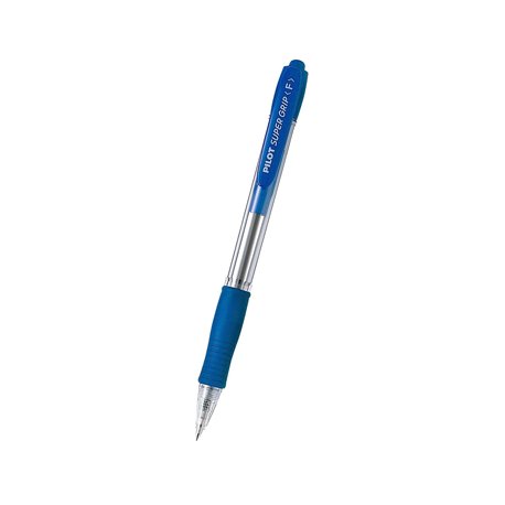 Esferográfica Azul 0,7mm Retrátil Pilot Super Grip F 1un 1171999