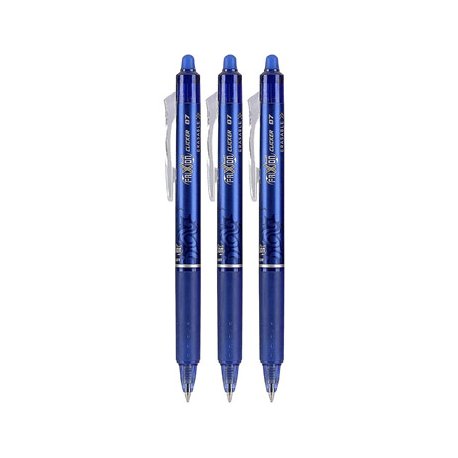 Esferográfica Azul 0,7mm Gel Pilot Frixion Ball Clicker 3un 1171235