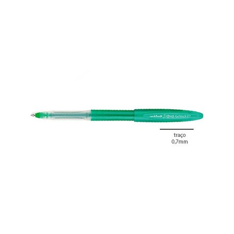 Esferográfica Verde 0,7mm Gel Uni Ball Gelstick UM-170 12un 1171140VD