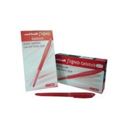 Esferográfica Vermelho 0,7mm Gel Uni Ball Gelstick 12un 1171140VM