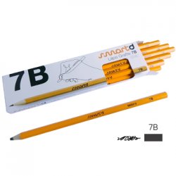 Lápis Grafite 7B SmartD Cx 12un SMD813