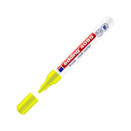 Marcador Giz Edding 4095 2-3mm Amarelo Fluorescente 1un 1301258