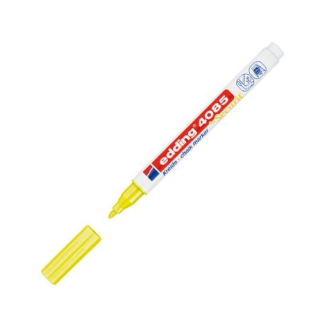 Marcador Giz Edding 4085 1-2mm Amarelo Fluorescente 1un 1301260