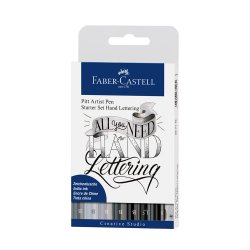 Marcador Artístico Pitt Faber-Castell Iniciação Caligrafia 7 1293304