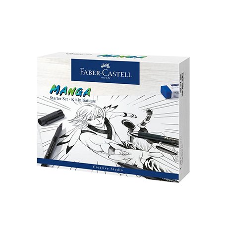 Pack Iniciação Marcador Artístico Pitt Faber-Castell Manga 1293305