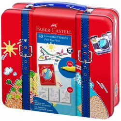 Marcador Feltro Faber Castell Connector Viagens 40un 1302002