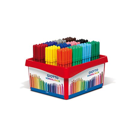 Marcador Feltro Giotto Turbo Color Schoolpack 144un 130523800