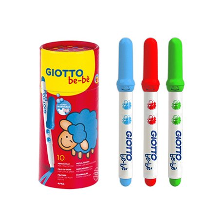 Marcador Feltro Giotto Be-Be Copo 10un 130469500