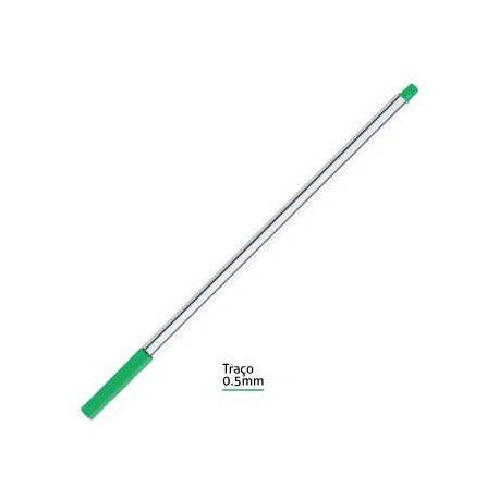 Marcador Fino SmartD Fineliner 0,5mm Verde 12un SMD8002