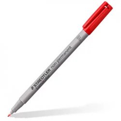 Marcador Fino Staedtler Lumocolor 316-2 0,6mm Vermelho 1un 1311053