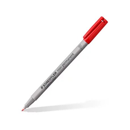 Marcador Fino Staedtler Lumocolor 316-2 0,6mm Vermelho 1un 1311053