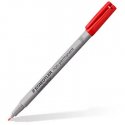 Marcador Fino Staedtler Lumocolor 316-2 0,6mm Vermelho 1un 1311053