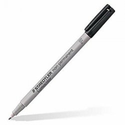 Marcador Fino Staedtler Lumocolor 316-9 0,6mm Preto 1un 131Z316-9