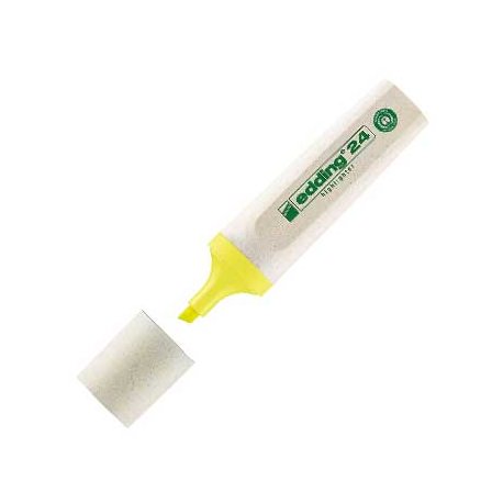 Marcador Fluorescente Edding 24 Ecoline 2-5mm Amarelo 1un 1332405