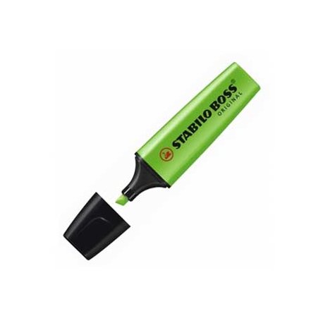 Marcador Fluorescente Stabilo 70/33 Verde Claro 10un 1331054