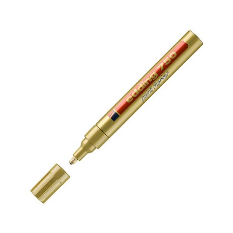 Marcador Grosso Edding 750 2-4mm Ouro 1un 1301086