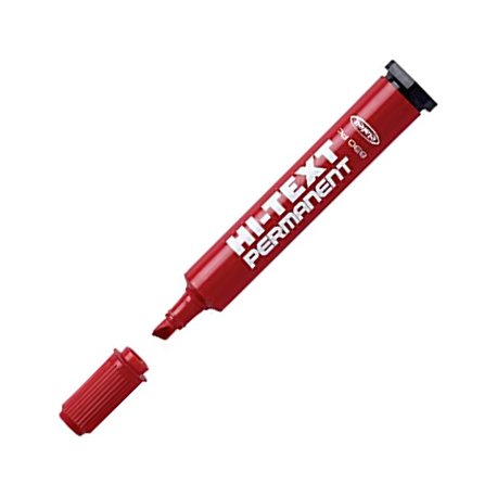 Marcador Grosso Hi-Text Marker 830PC 4,5mm Vermelho 1un 130Z26214