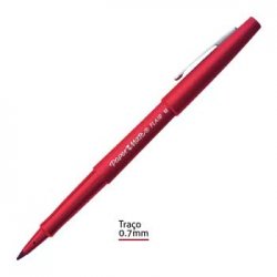 Marcador Médio Paper Mate Flair 0,7mm Vermelho 1un 1311073