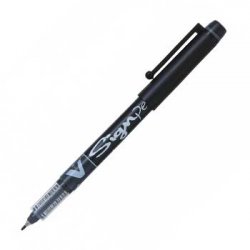 Marcador Médio Pilot V-Sign Pen 0,6mm Preto 1un 1301180