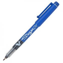 Marcador Médio Pilot V-Sign Pen 0,6mm Azul 1un 1301181