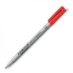 Marcador Médio Staedtler Lumocolor 315-2 1mm Vermelho 1un 1311057