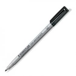 Marcador Médio Staedtler Lumocolor 315-9 1mm Preto 1un 1311060